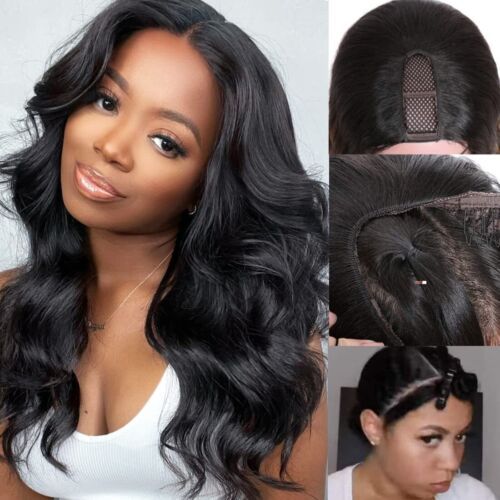 Glueless Body Wave U Part Wigs 100% Human Hair - 图片 3